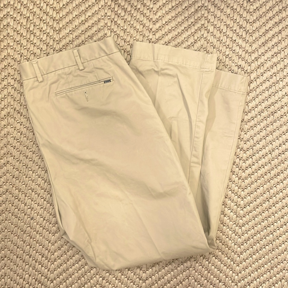 Ralph Lauren - Stretch Standard Fit Preppy Trousers Chinos - Brown - 40x32
